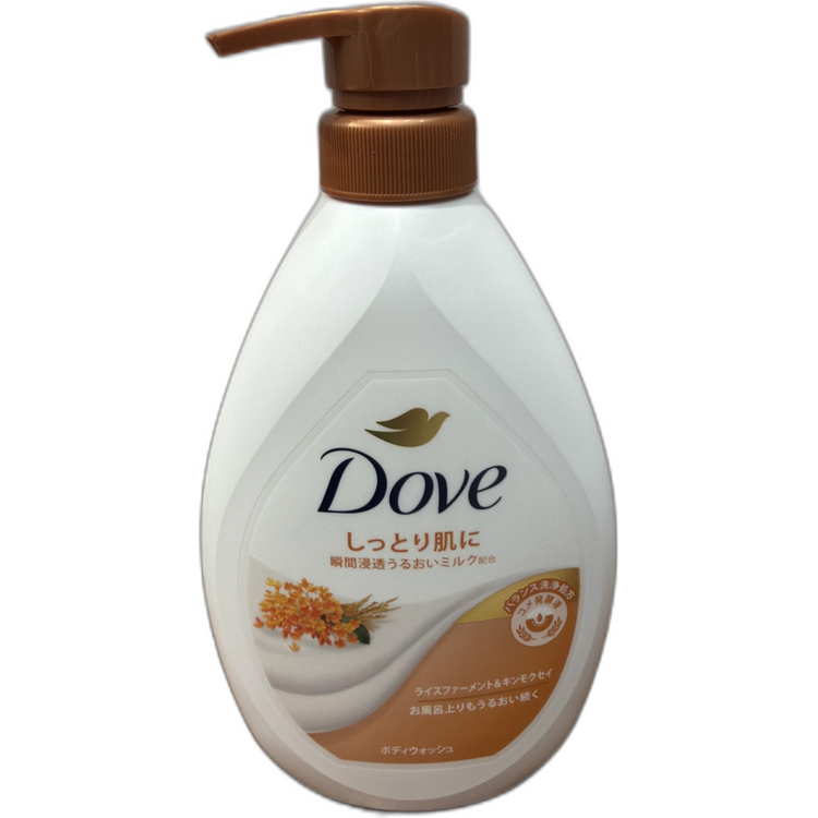 Dove 日本版，深層保濕沐浴露（大米和桂花）