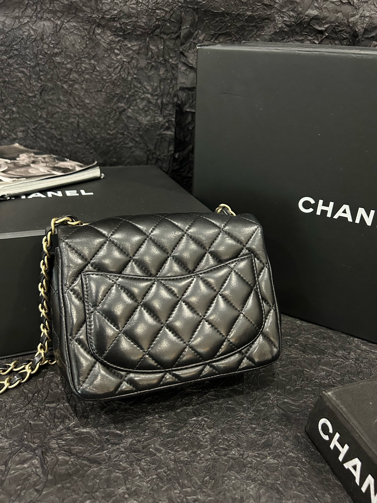 【預訂貨品】Chanel 黑金方胖子 