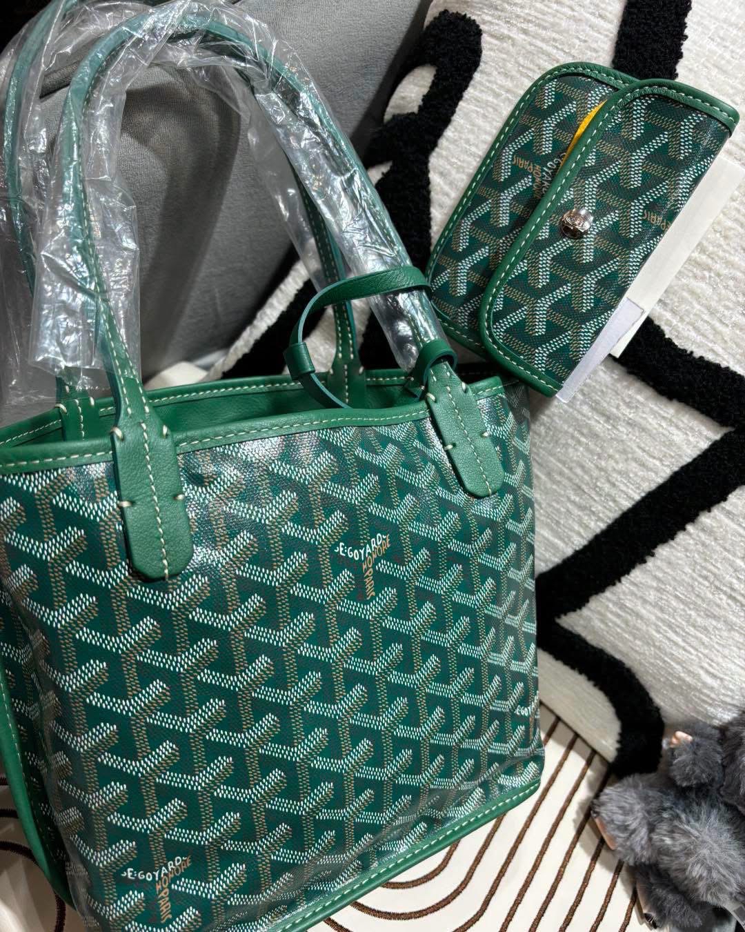 全新 Goyard Anjou Mini tote bag 100%Authentic ,全新Brand New  ✅收據✅booklet✅塵袋
