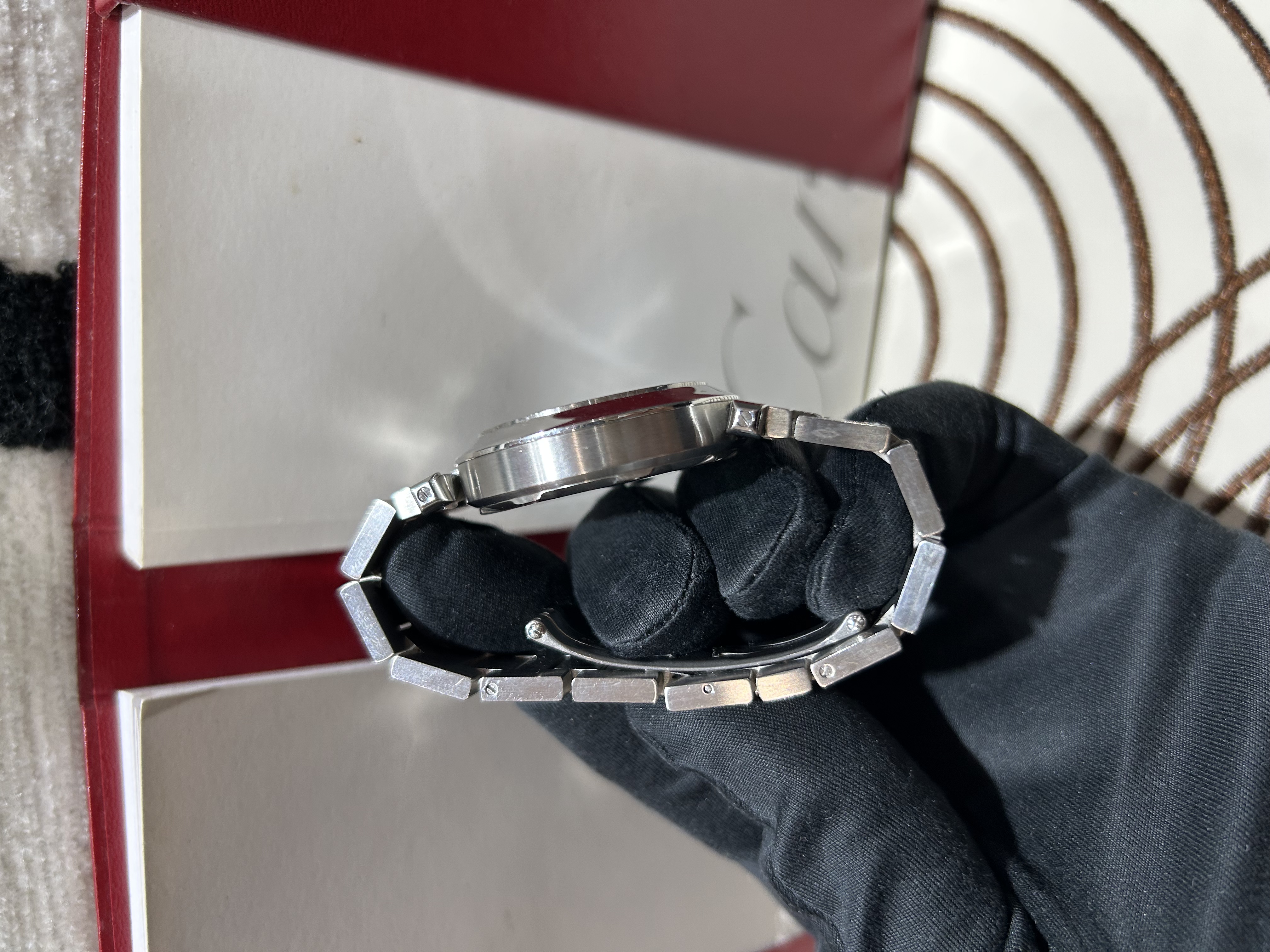 Cartier Pasha C 藍面Watch automatic 100%Authentic, 95%New✅01證書✅Booklet