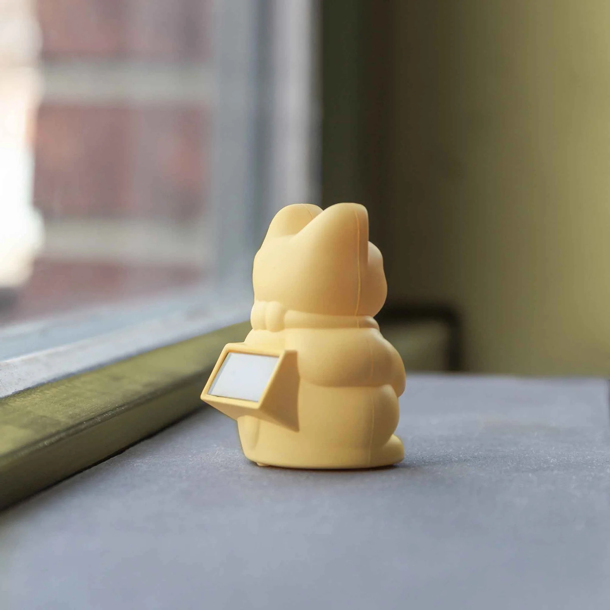 📦訂購 Donkey Products Lucky Cat Solar (YELLOW) 黃色 太陽能 招財貓