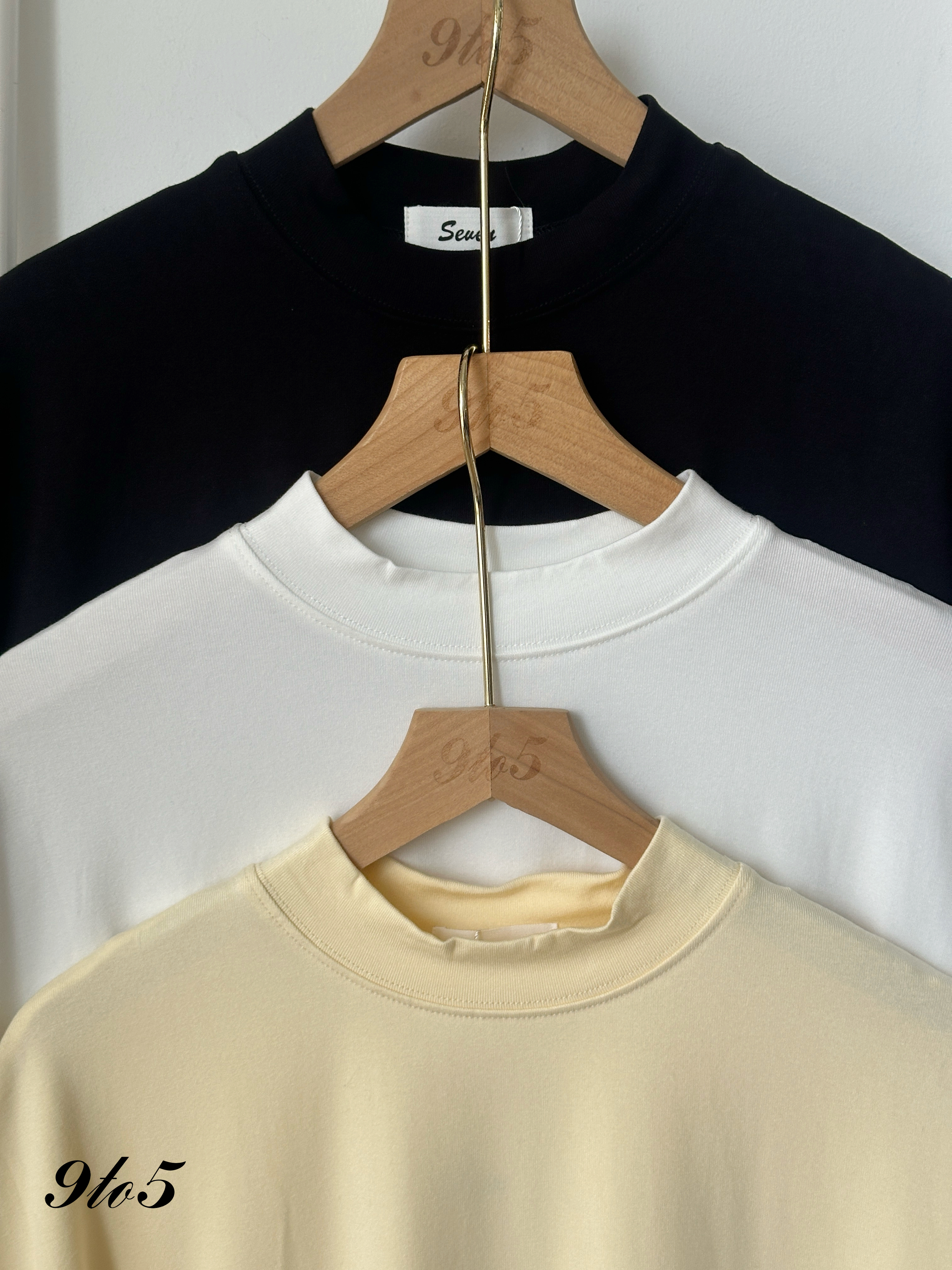 T4101 Mock Neck Tee - 3 Colors 