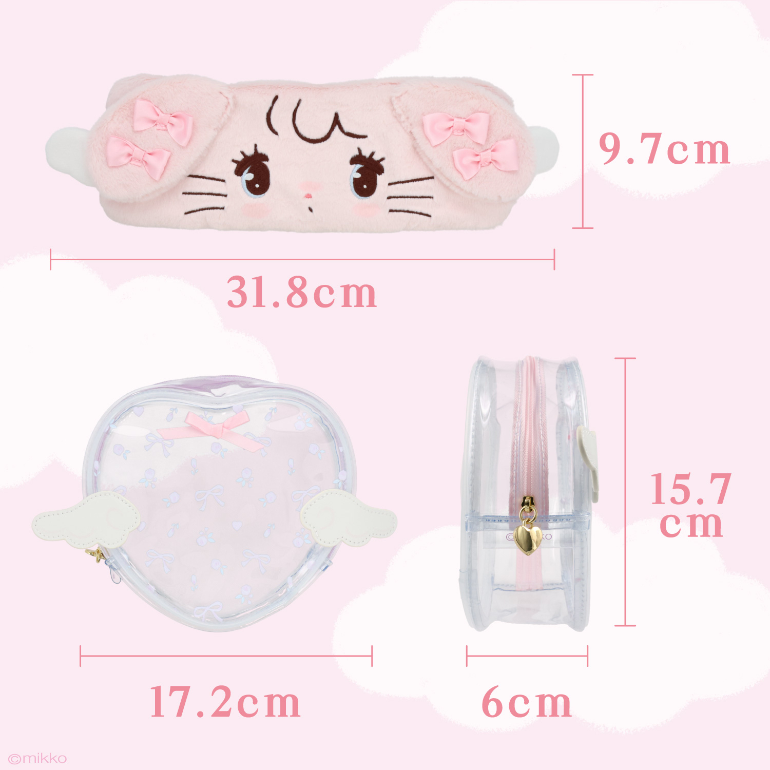 🎀【預訂】Lil ala mode❤︎mikko 天使系列髮巾連袋 - Cammy