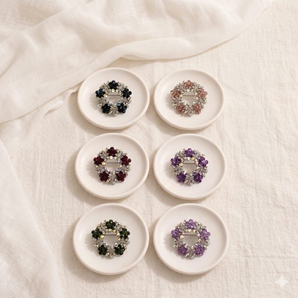 Swarovski Dragonfly Floral Incircal Brooch