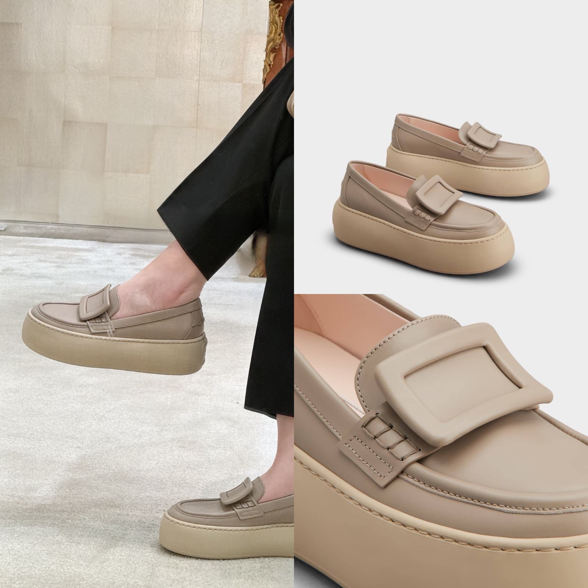 限時優惠✨訂貨🍒RV Viv’ Up 麵包5cm厚底loafer  Size 34-41