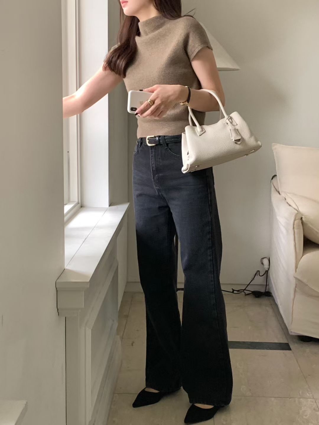 DM03_05  長柄橫Tote (4色)