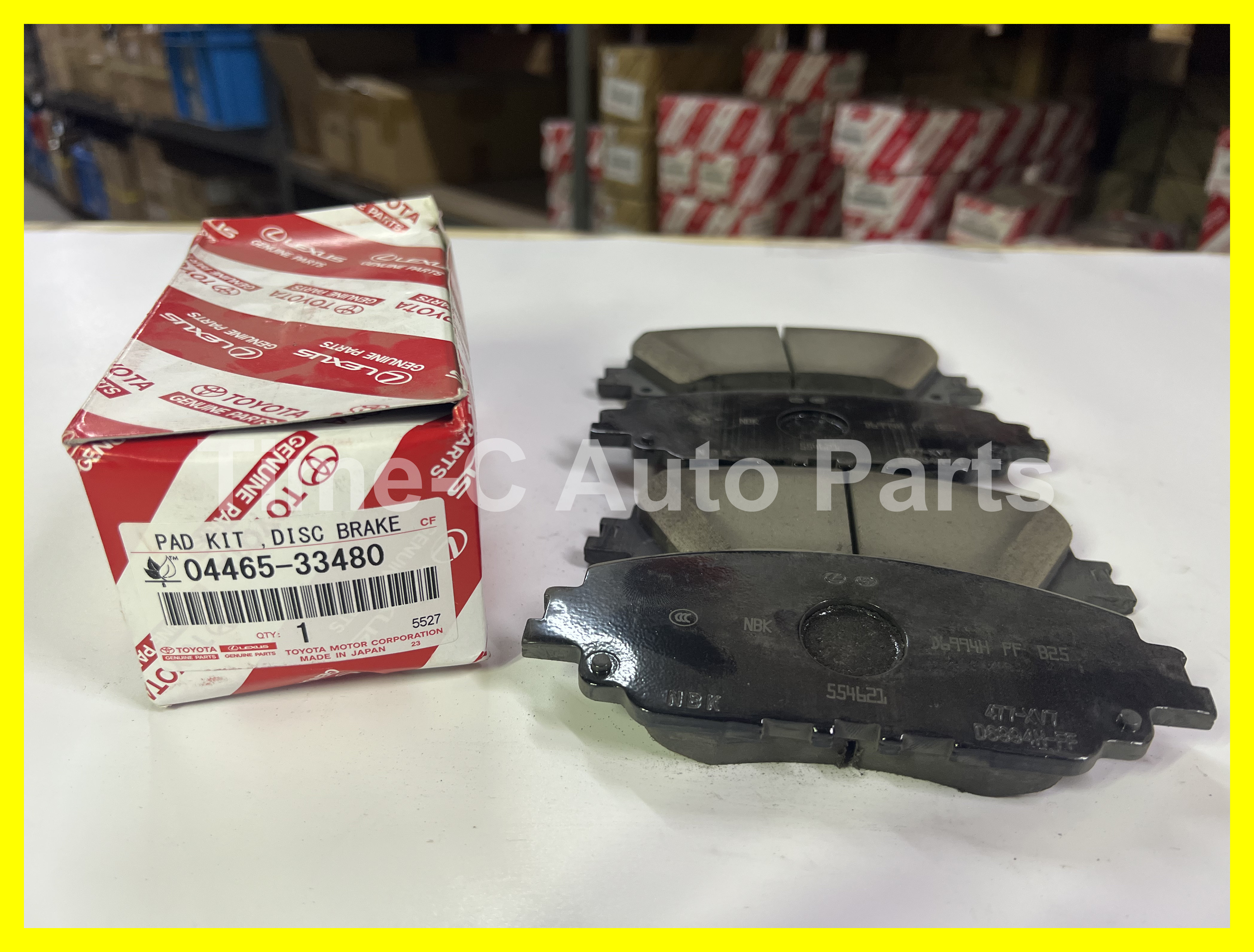 頭煞車皮 04465-33480 - Toyota Noah Voxy 90系