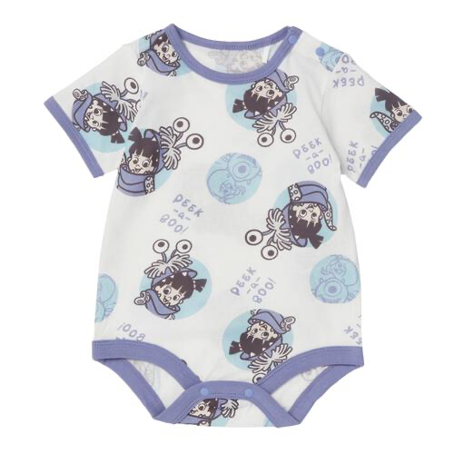 🇯🇵預訂 日本直送🇯🇵怪獸公司Boo人物滿印純棉短袖包屁衣