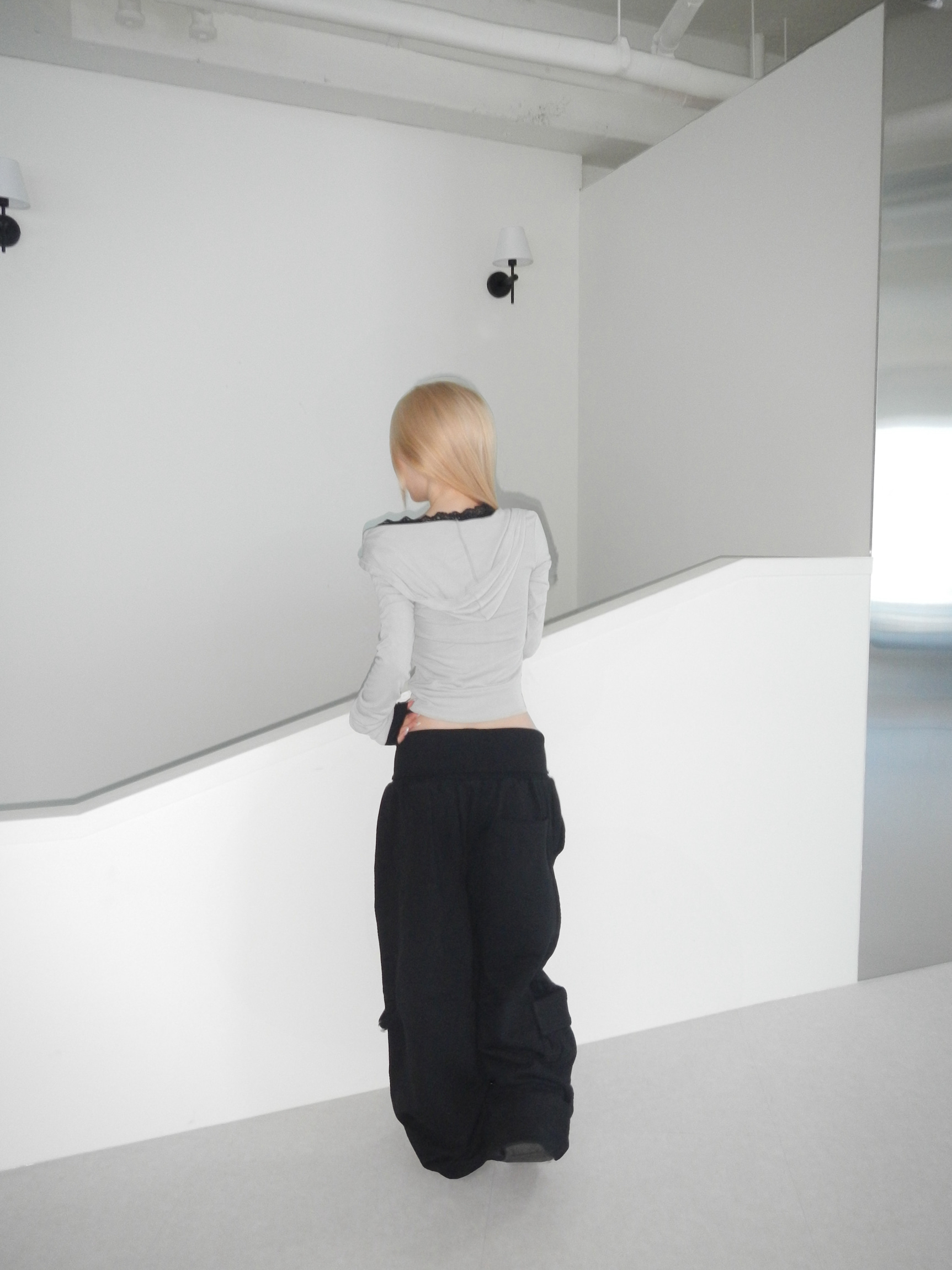 2-Way Zip Cropped Hoodie