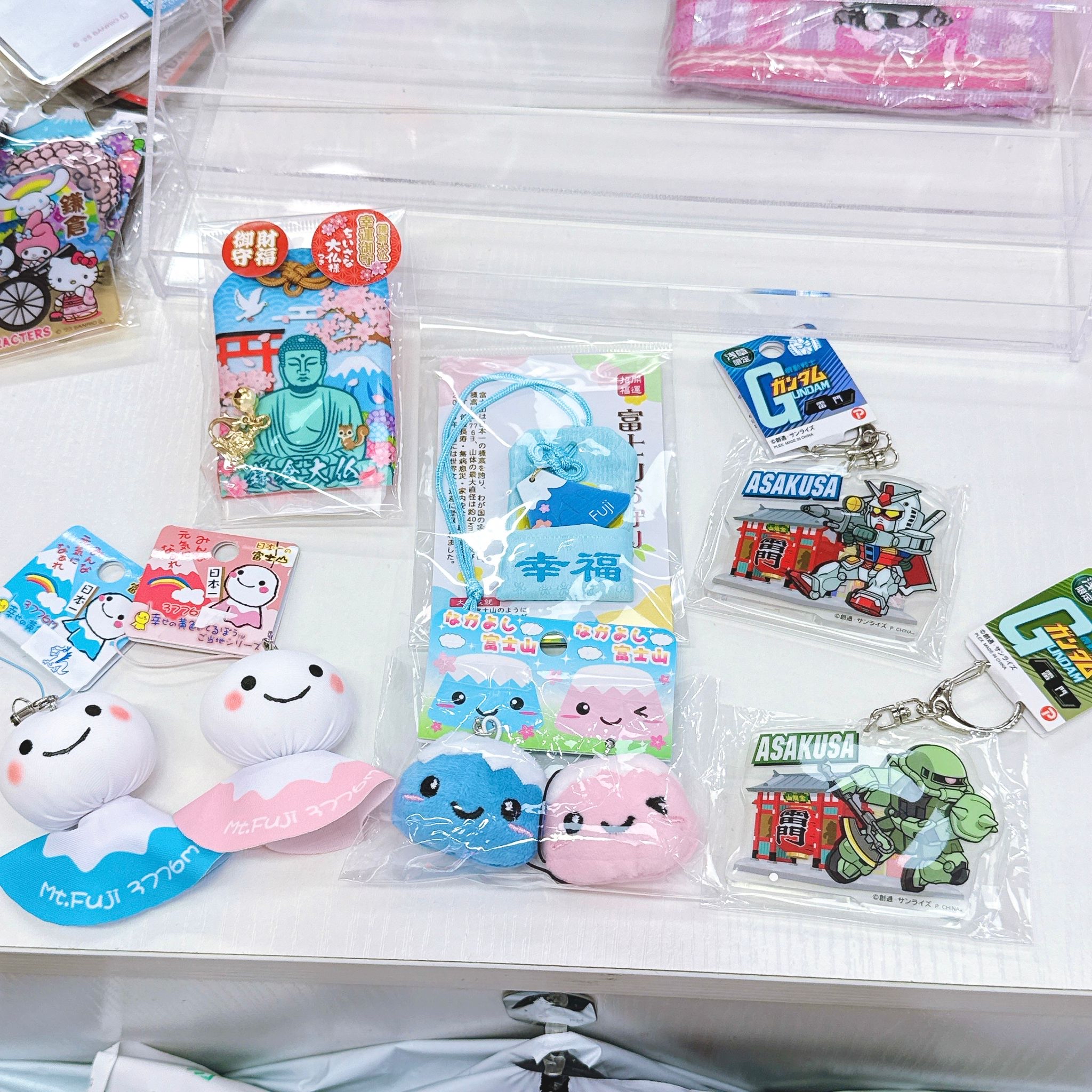 日本直送富士山限定/雷門限定 鎖匙扣掛飾