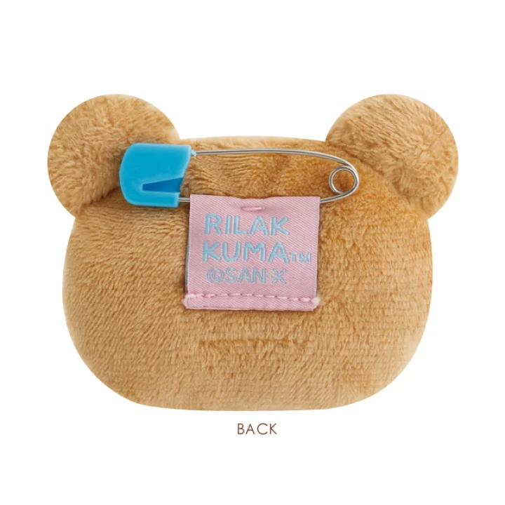 鬆弛熊 頭形襟章｜現貨