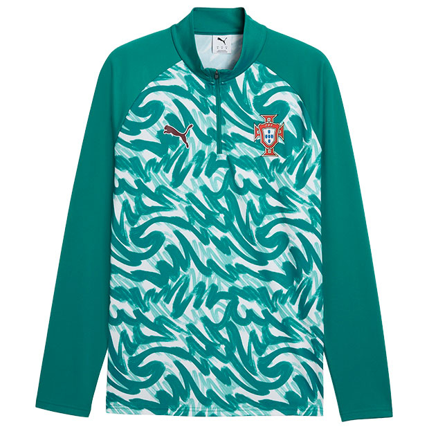 Puma Portugal 葡萄牙 2026-27 1/4 Zip 綠色賽前熱身上衣 784790