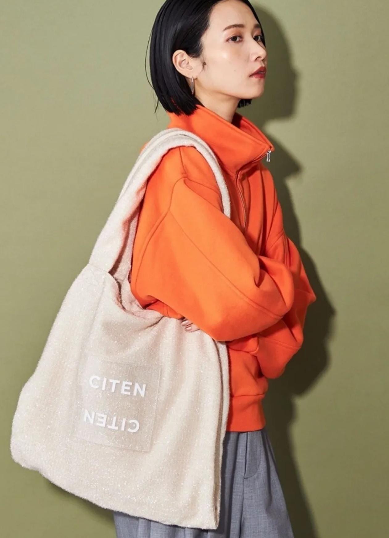 CITEN / Glitter Logo Tote Bag