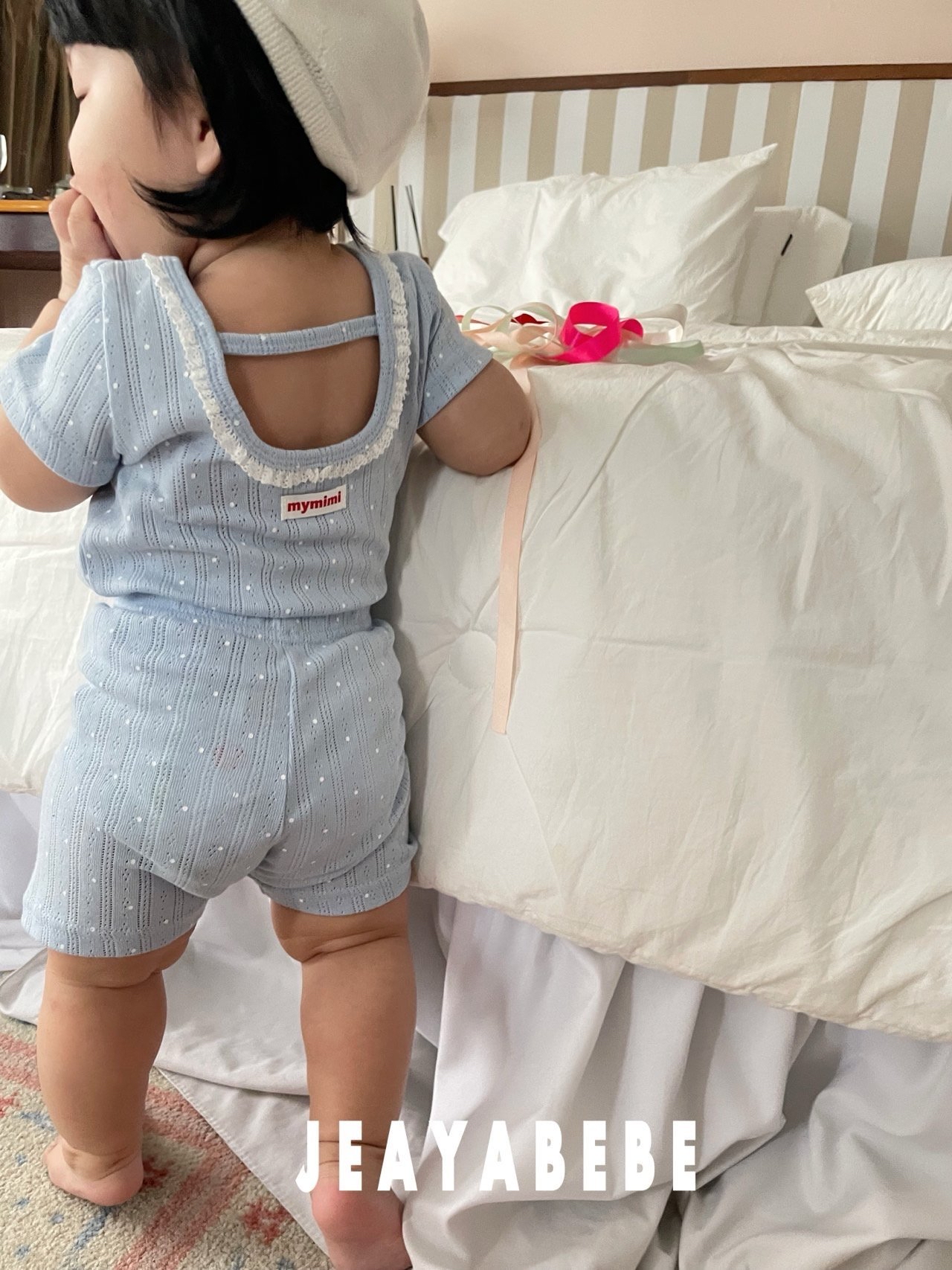 Jeayabebe | Soft cotton set (Navy /Blue XL(100-110)
