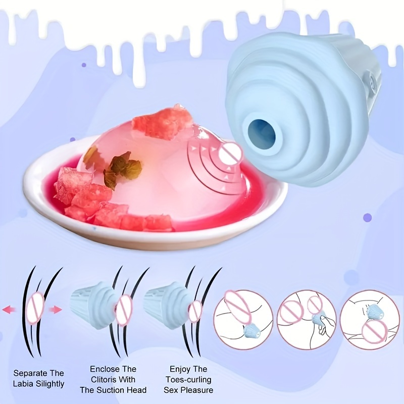 冰淇淋吸吮秒潮跳蛋女用自慰器多频G点挑逗磁吸情趣用品