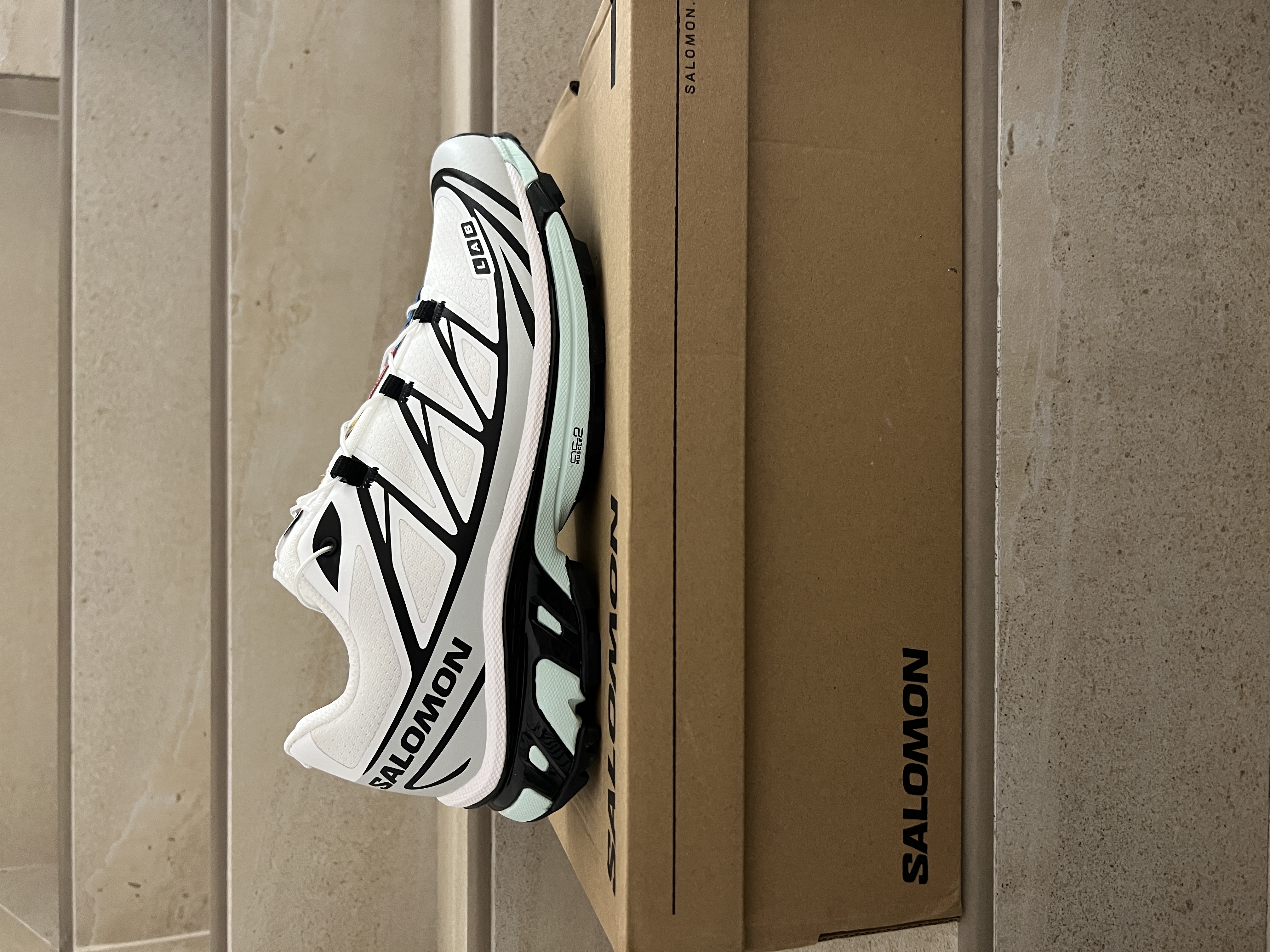 Salomon XT6 White Lunar Rock Icy 413173 