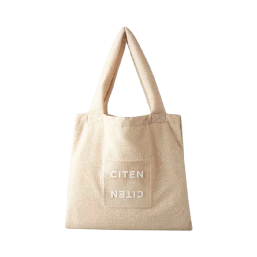 日本直送CITEN Sparkling Clear Logo Tote Bag