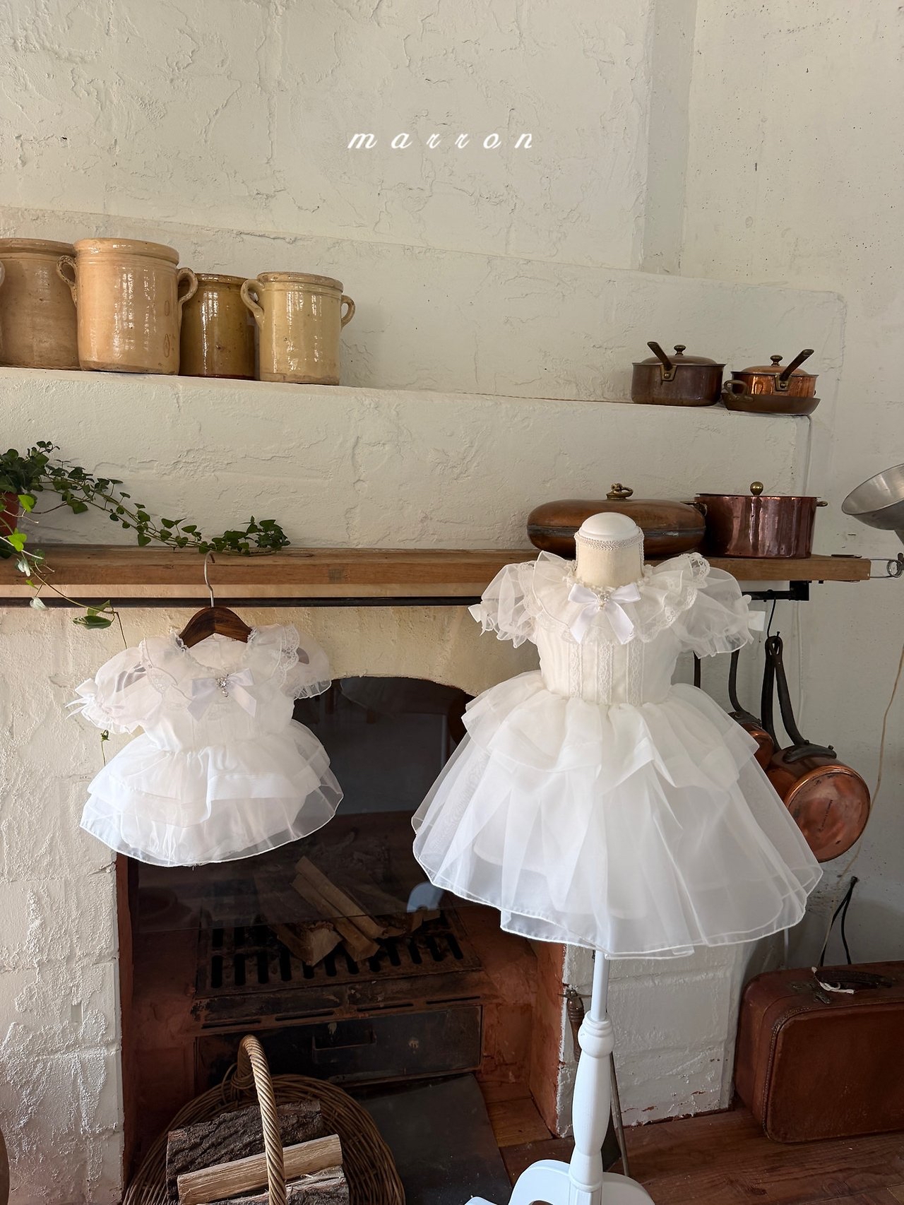 🇰🇷Marron 裙（不含蝴蝶結領）