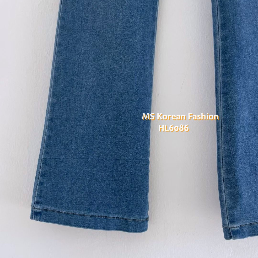 HL6086 韓國🌼Howluk春版牛奶面料喇叭牛