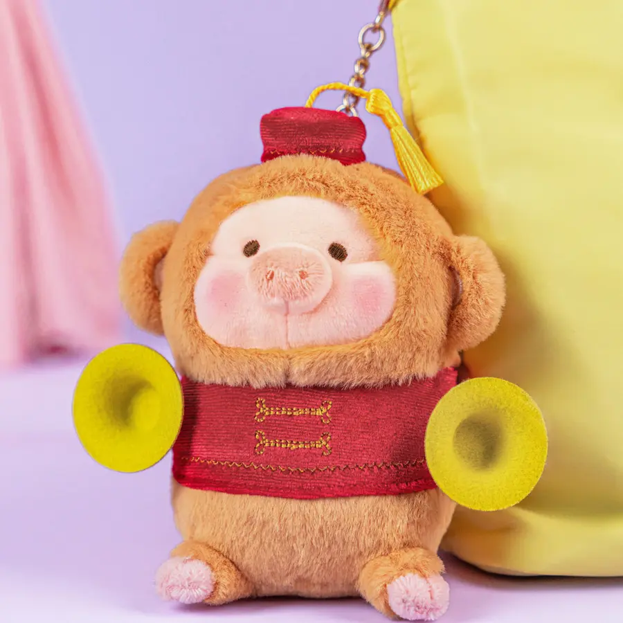 📦訂購 台灣代購 TOYZEROPLUS 罐頭豬LuLu 淘氣猴子Lu 繽紛樂園毛絨掛件