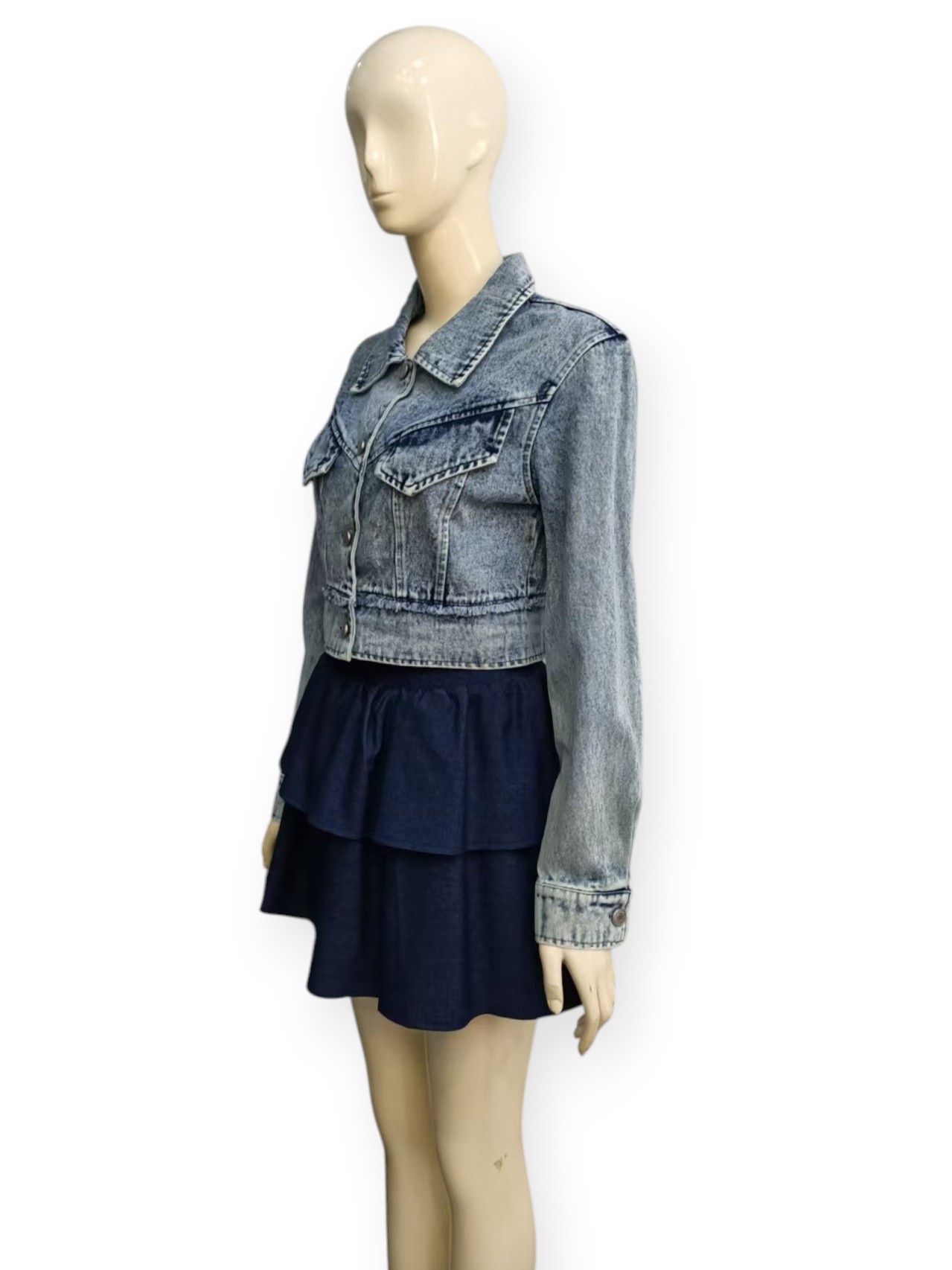 Crop Denim Jacket M246