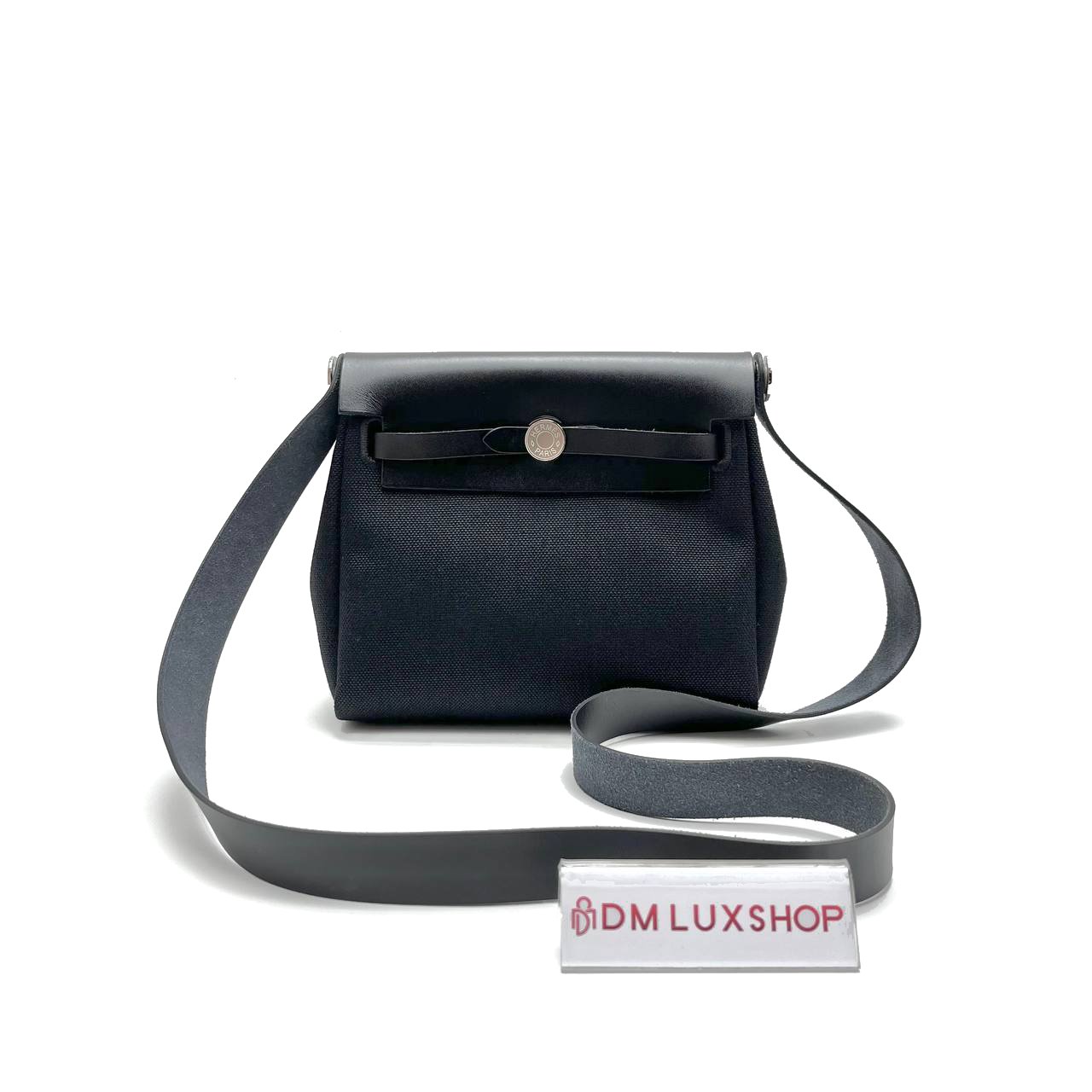 Hermes Mini Herbag Black (Stamp G)