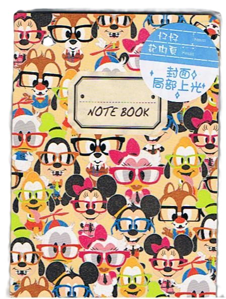 A6加厚定頁筆記 Mickey And Friends  (DPNA-5011A)