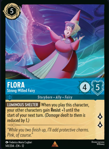 141/204 Flora - Strong-Willed Fairy R
