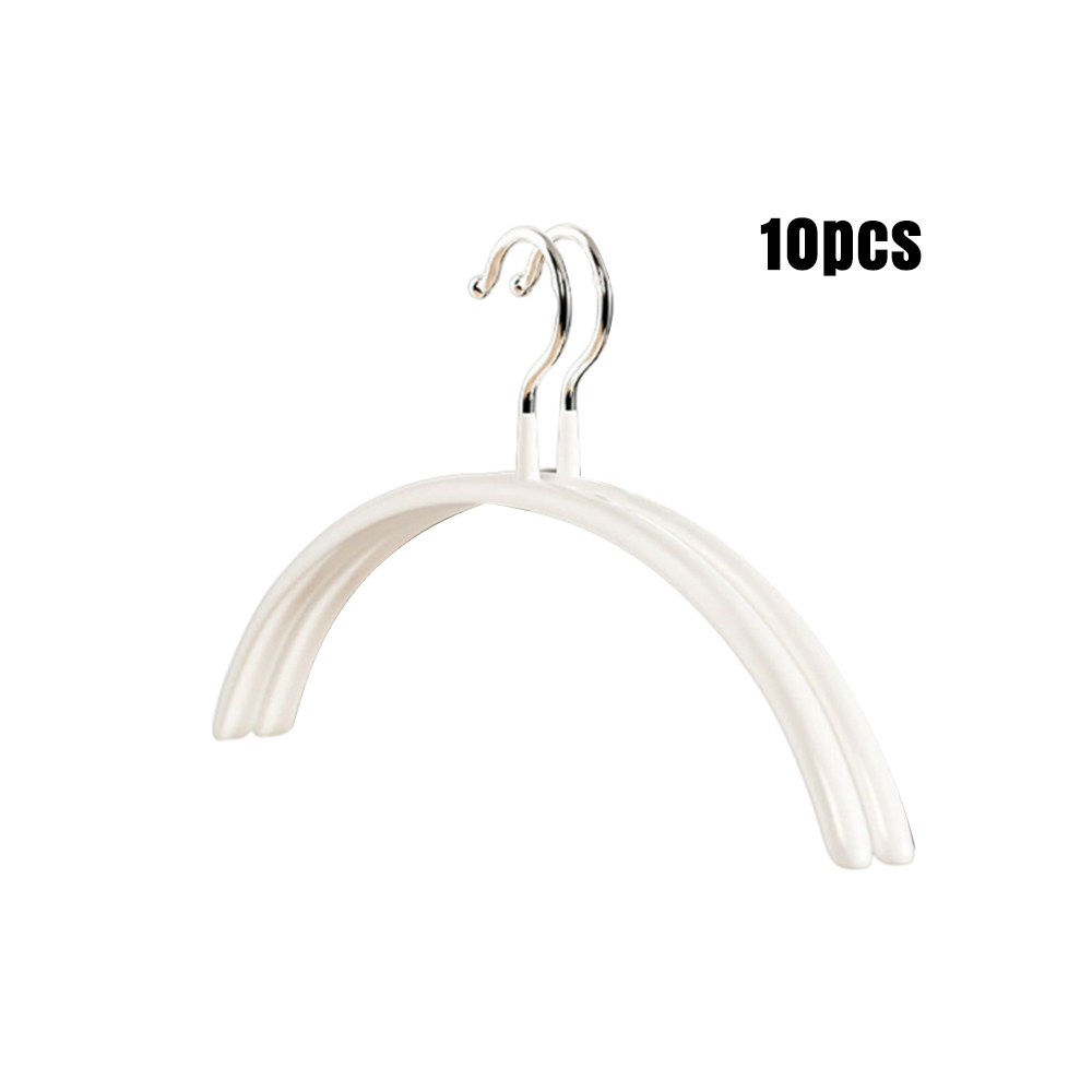 10x 半圓防滑無痕衣架 白色 UB0240