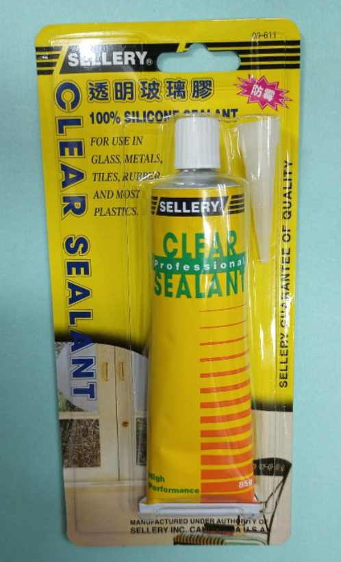 Sellery牙膏型玻璃膠(透明)85克Y09611