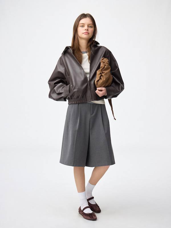 🇯🇵GU 西装阔腿六分裤