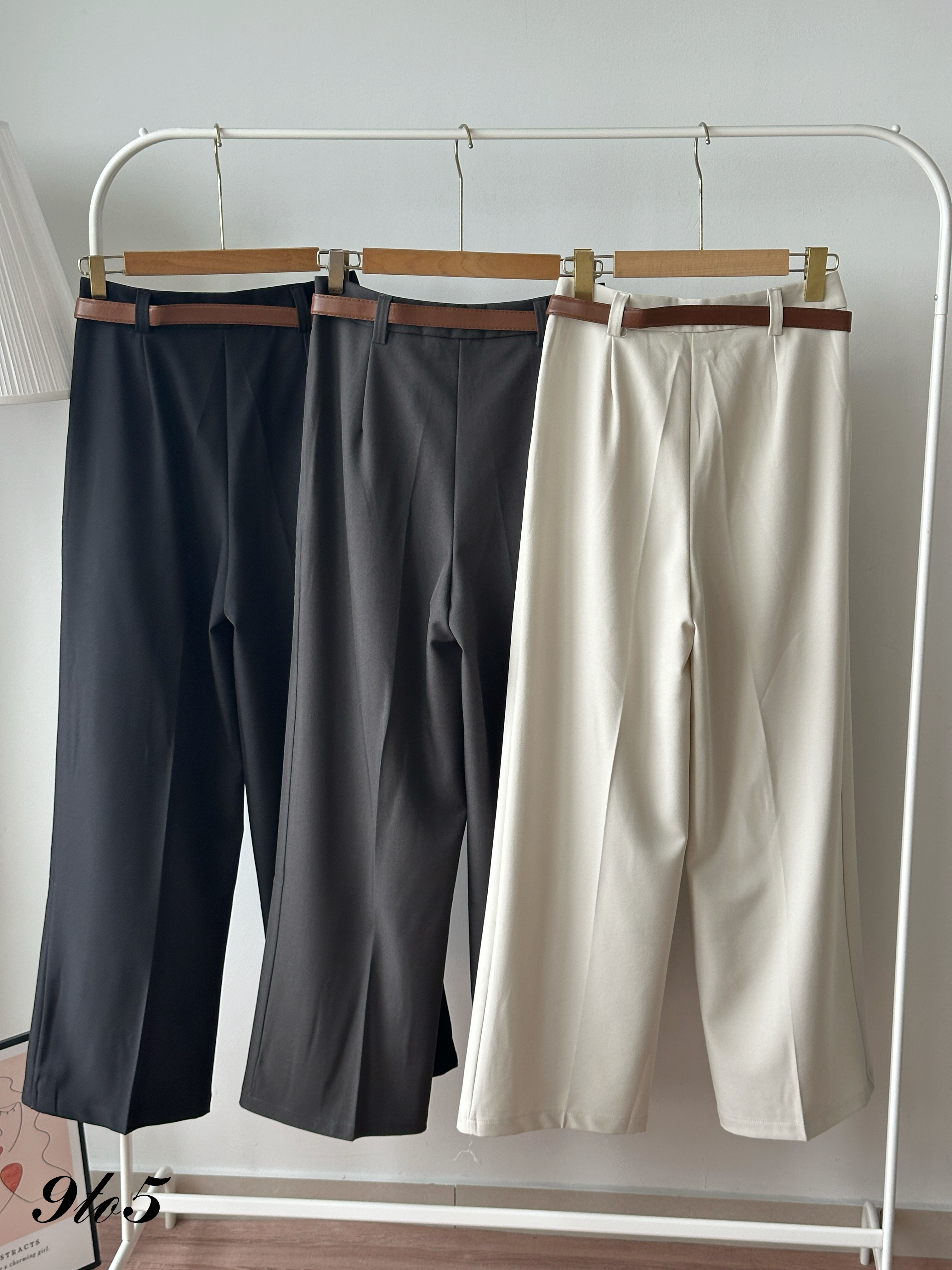 S1997 Long Straight Pants - 3 Colors 