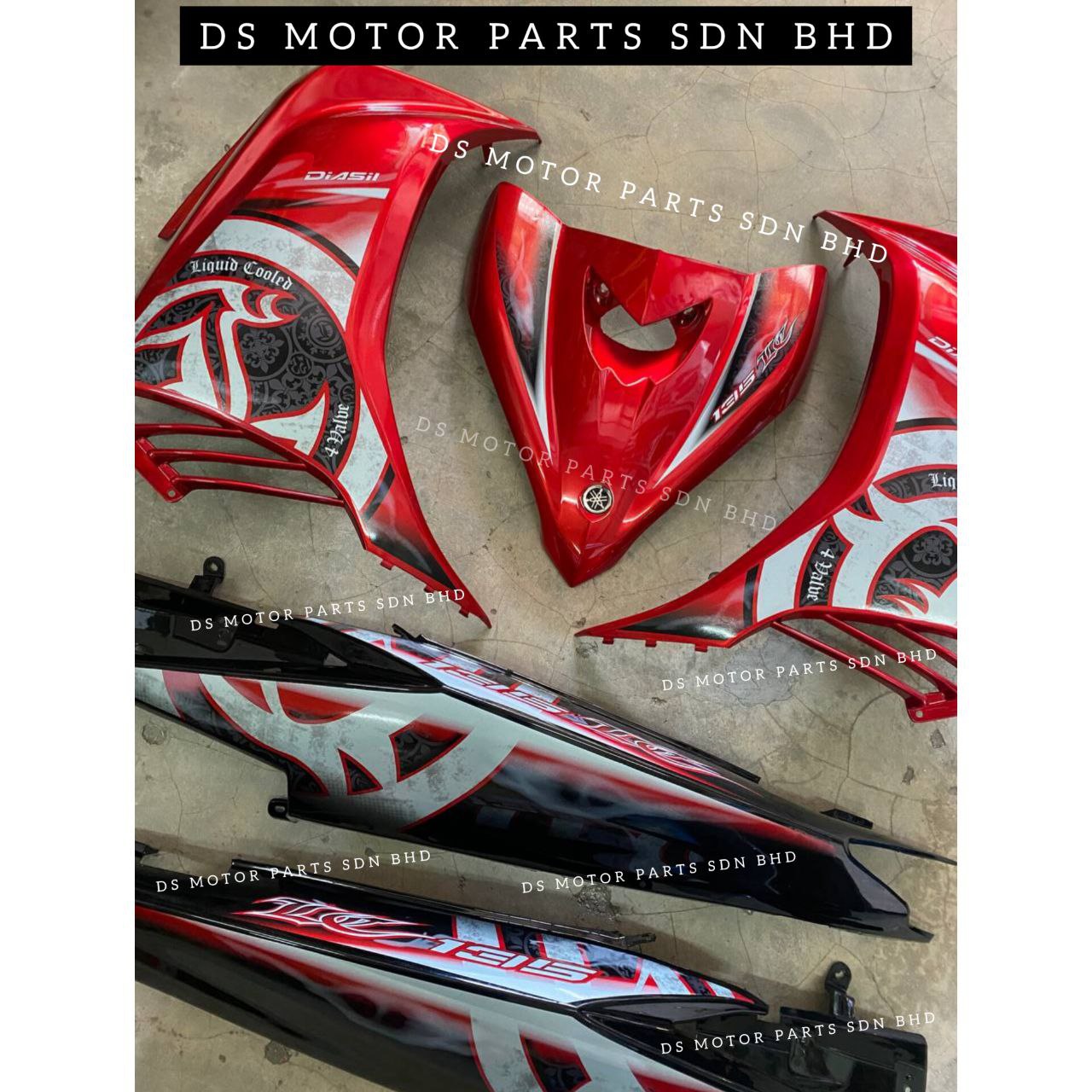 Cover Set LC135 V2 V3 V4 ~ V7 BATIK ( Black / Red / Dpbmc )