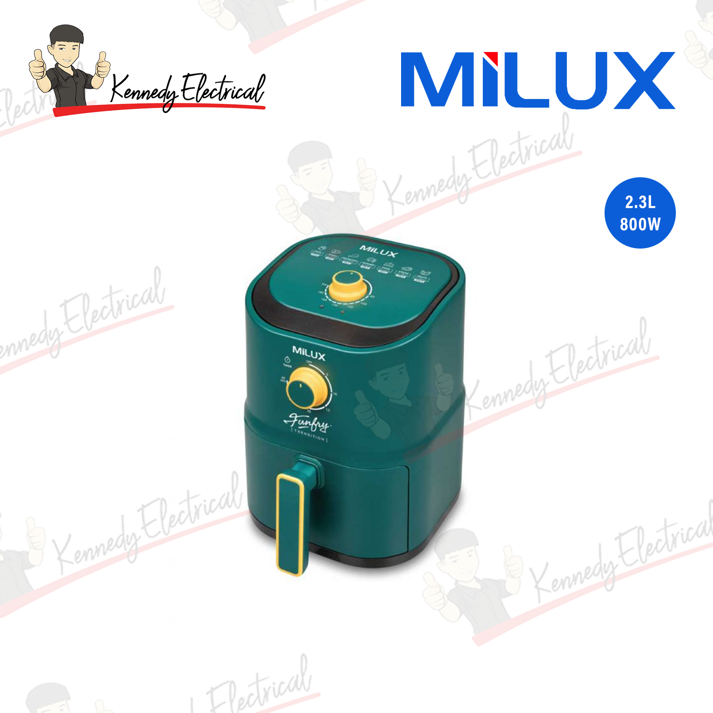 Milux 2.3L Mechanical Air Fryer (MAF-230A)