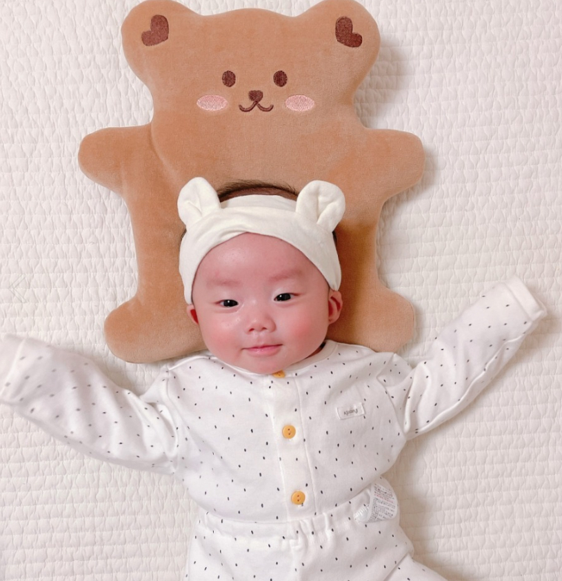 熊仔抱抱定形枕（Beige)