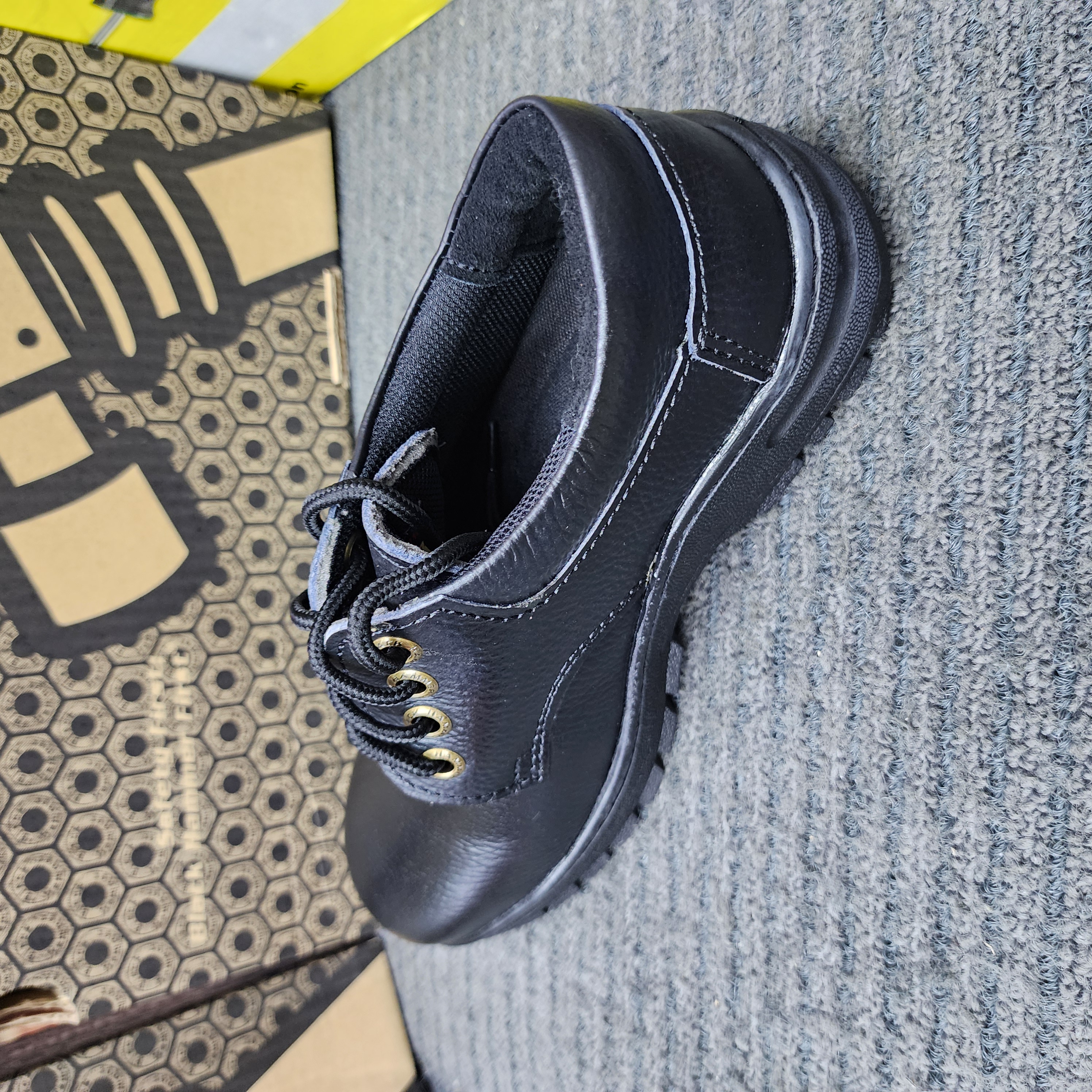 Black Hammer 2000 Series Low Cut Lace up Safety Shoes BH 2331 SIRIM DOSH Kasut Keselamatan