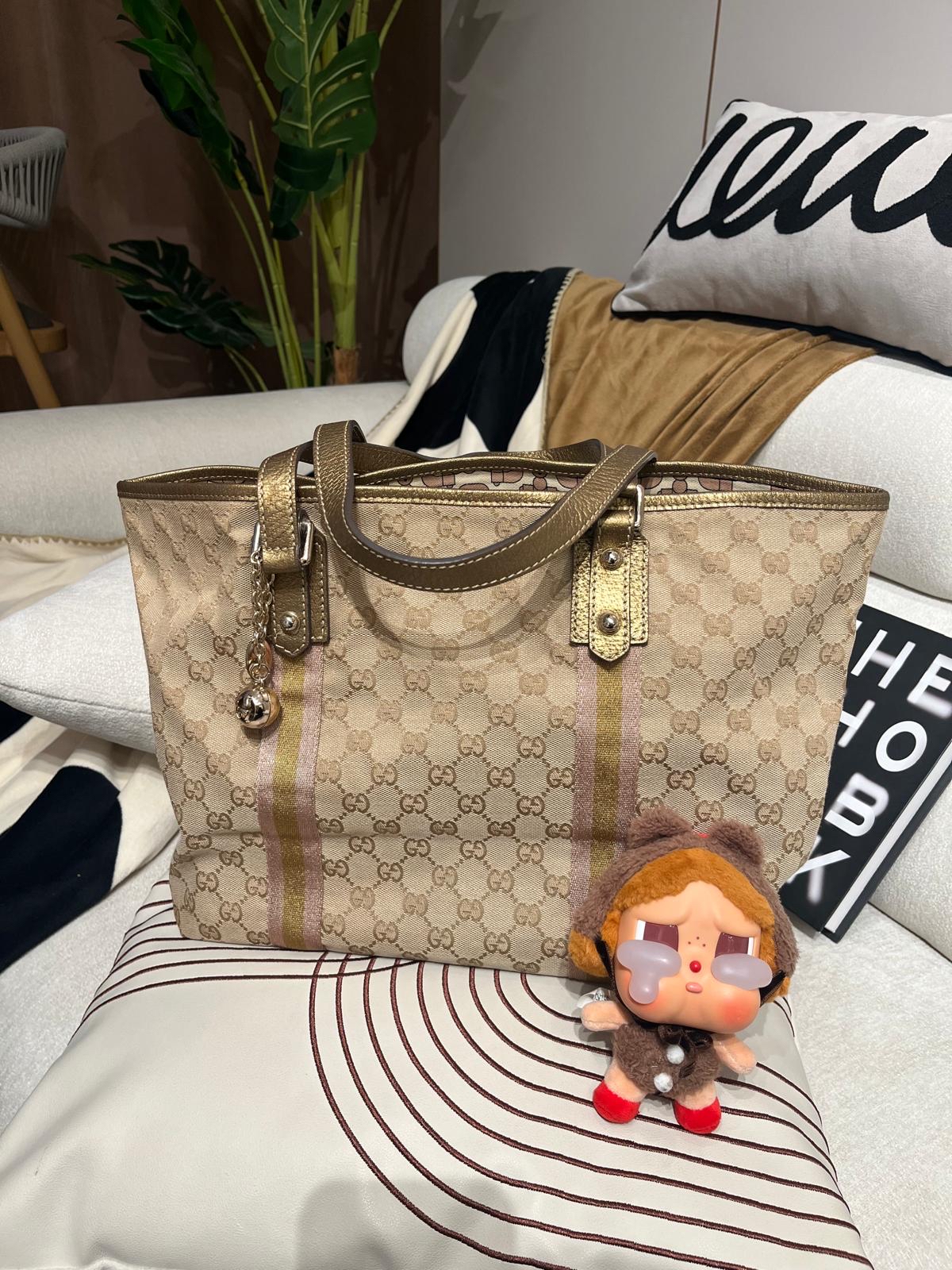 Gucci GG tote 100%Authentic, 98%New✅Dust bag
