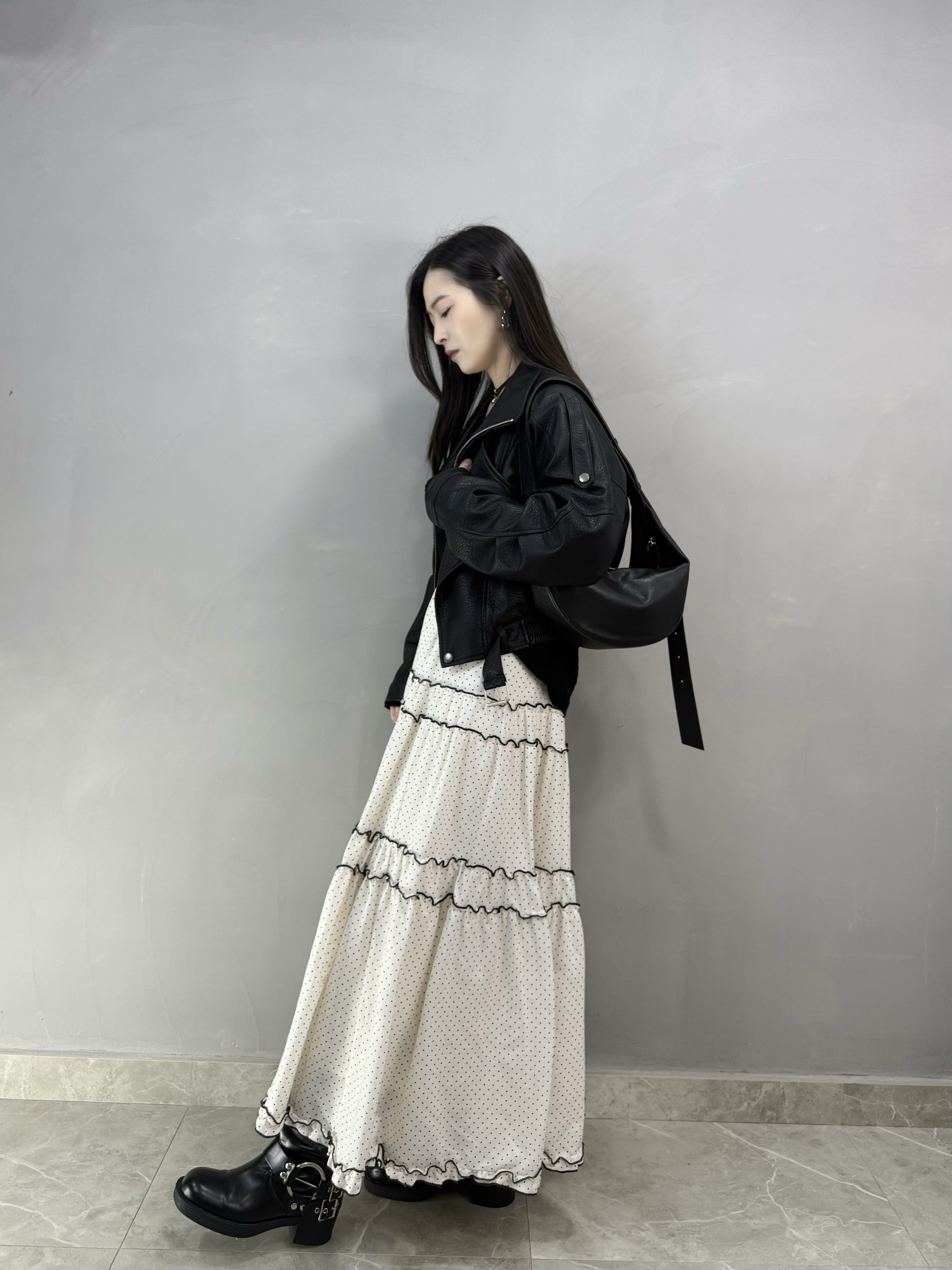 F84 點點Ruffle 裙