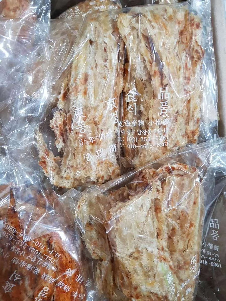 東京食品-南大門老爺爺 蜂蜜原味手 工香烤魚片 約200g [人氣手信] 佐酒小食