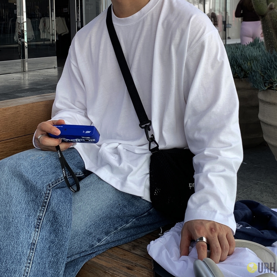 【100%保證韓國直送】韓國品牌 Signature 原創系列 必備寬版純色長袖恤 👕 [11 color] RL114944