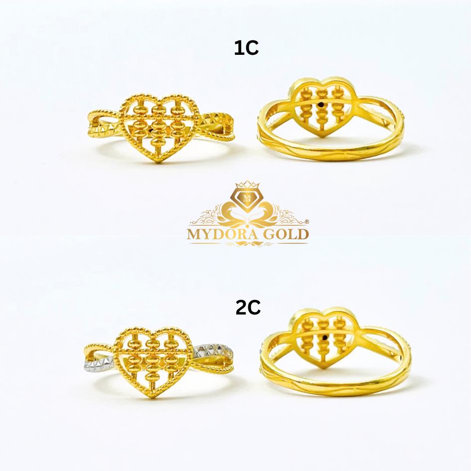 MYDORA Cincin Love Abacus (5G) l EMAS 916/22K