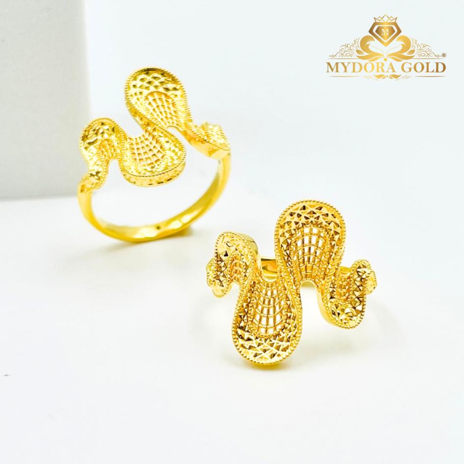 MYDORA Cincin Ombak Cinta Jaring (5G) | EMAS 916/22K