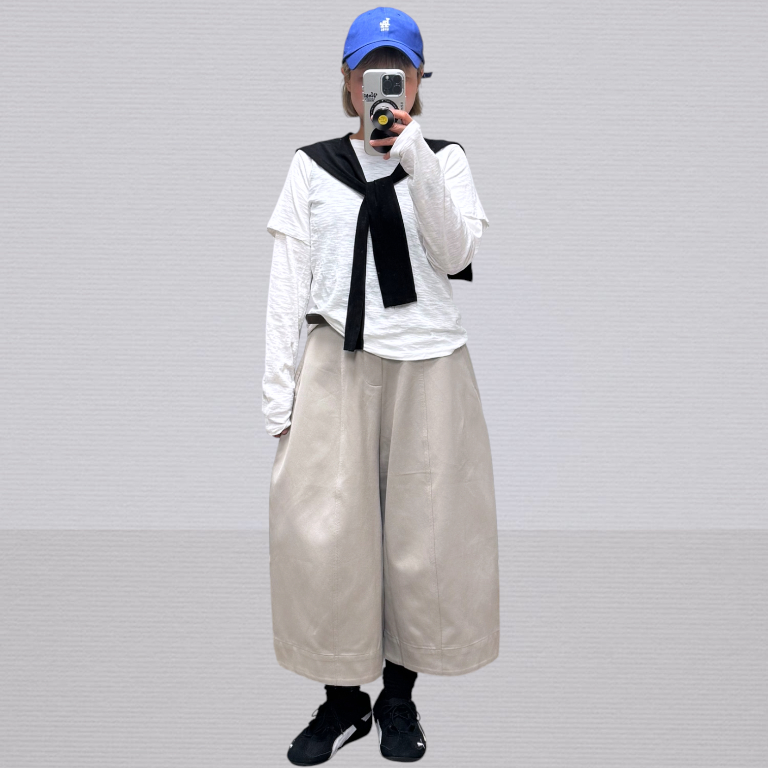 221533 假兩件淨色Tee