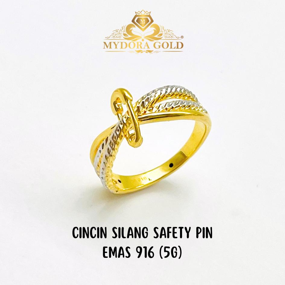 MYDORA Cincin Silang Safety Pin (5G) l EMAS 916/22K
