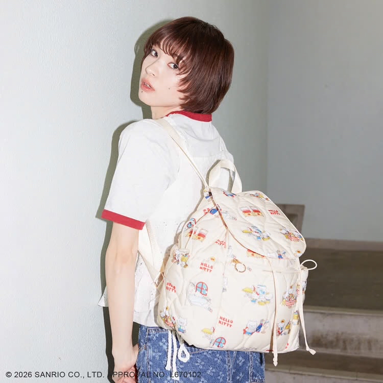 日本預訂📍日本Hello Kitty x Accommode可愛系列 - 背囊 不包郵 25/6日本開售