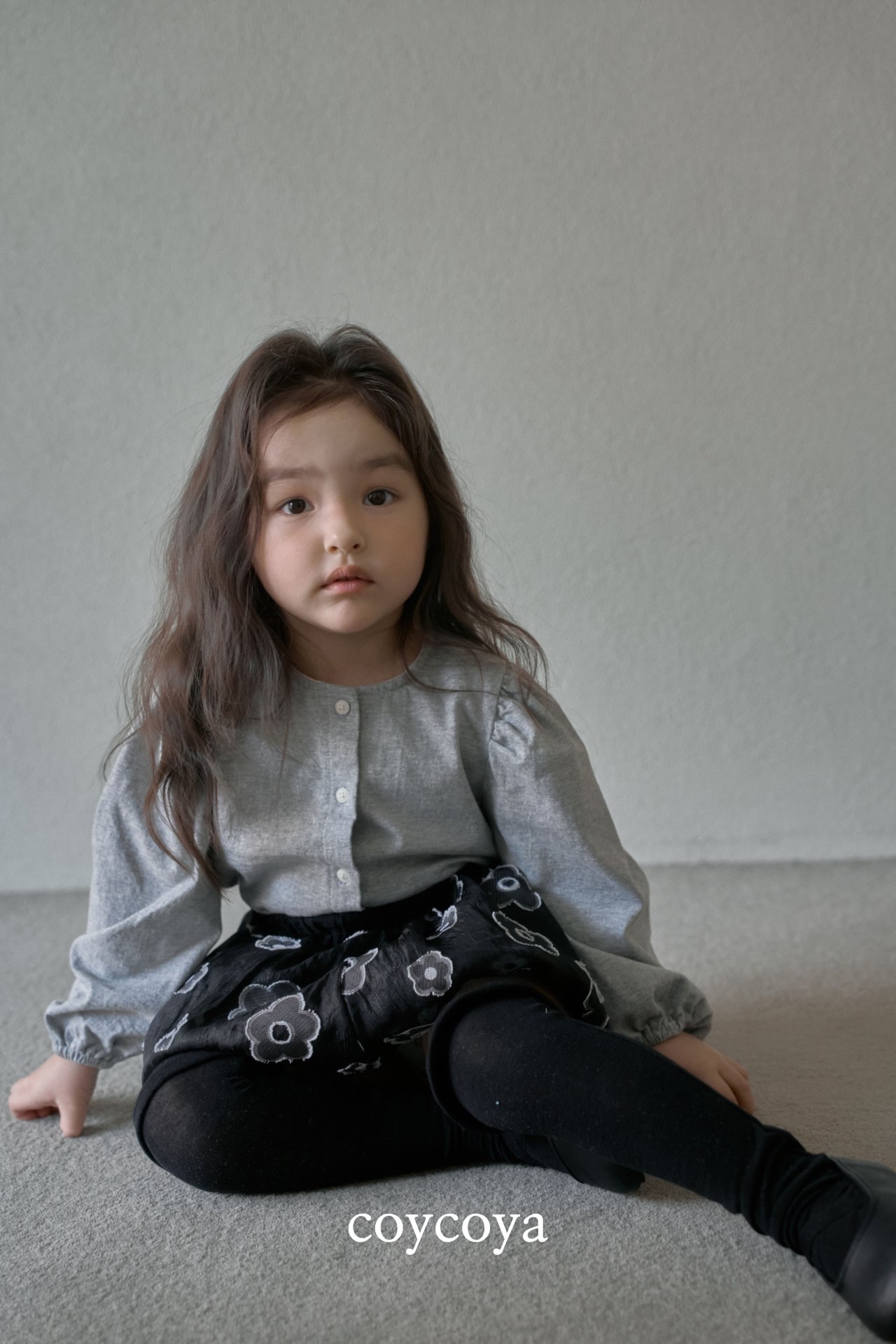 🌸預訂 韓國直送🌸🇰🇷COYCOYA兩色復古立體花花滿印南瓜裙