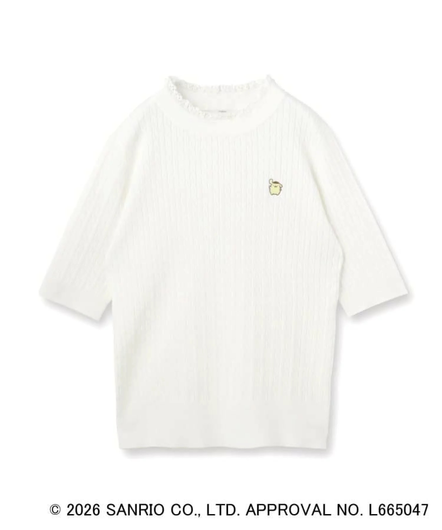 日本預訂📍日本index x 布甸狗30週年系列 - 荷葉邊針織上衣 不包郵