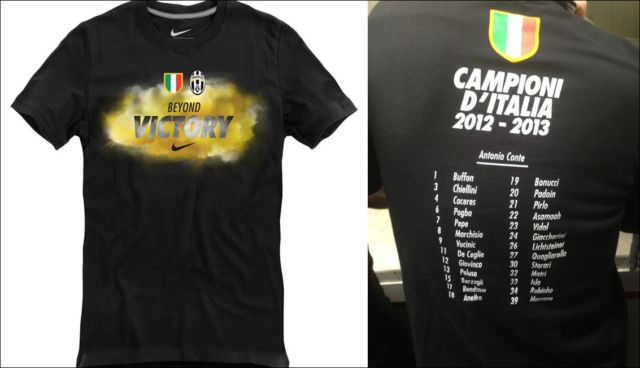 #現貨 Nike Juventus 祖雲達斯 2012-13 意甲奪冠特別版 T-shirt ⚽