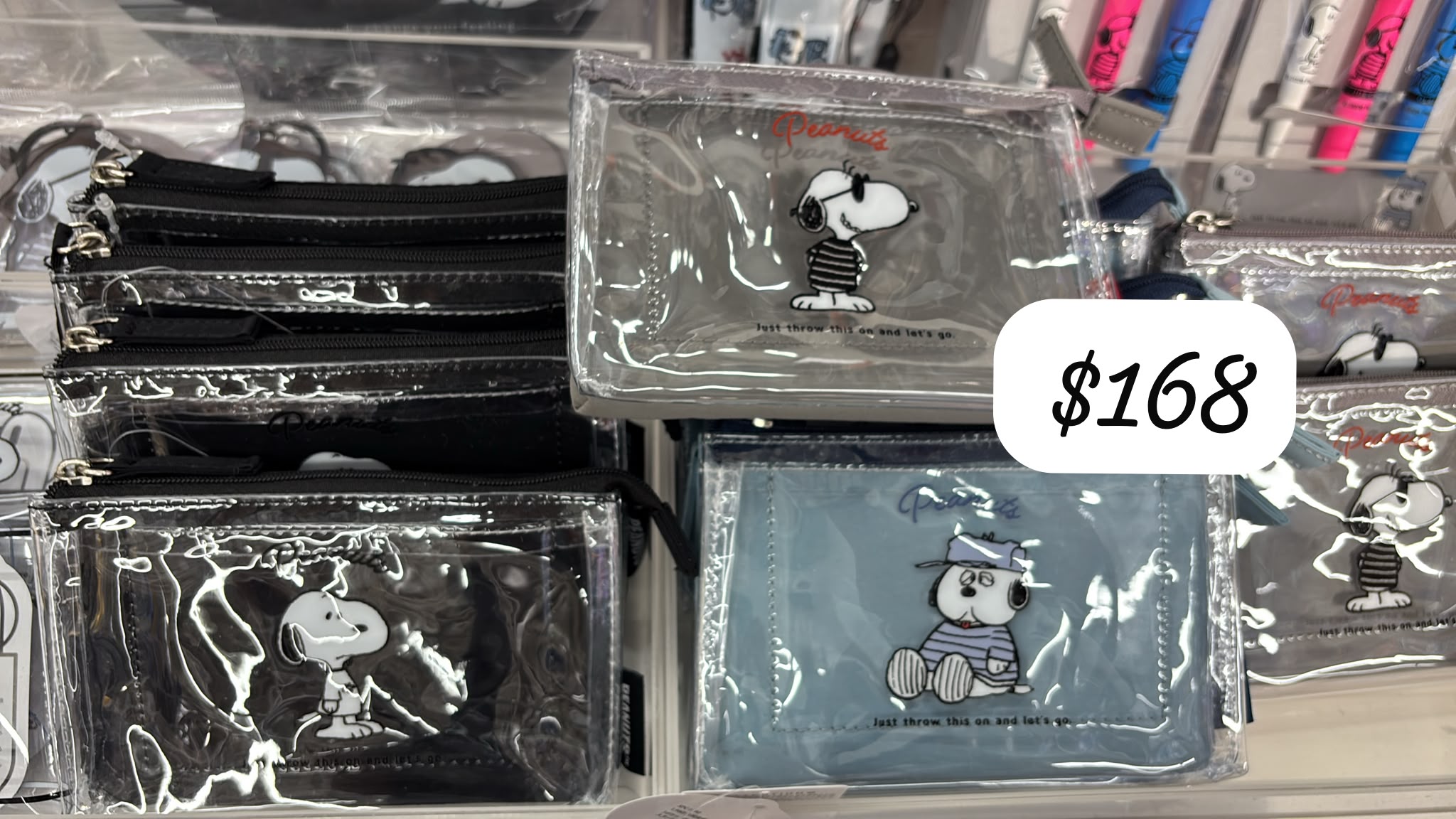 snoopy card wallet