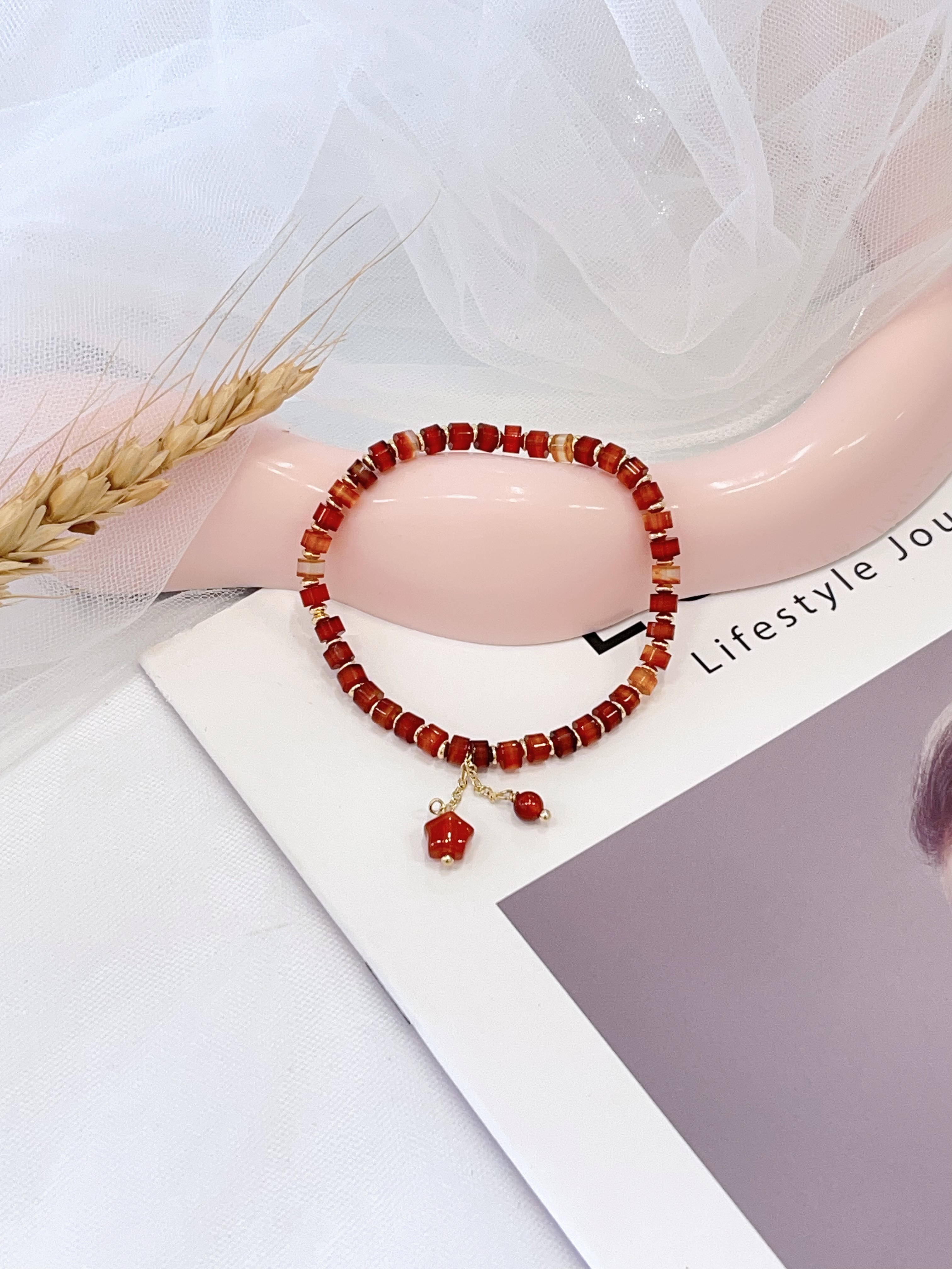 🔴 红玛瑙  Red Agate | 4mm